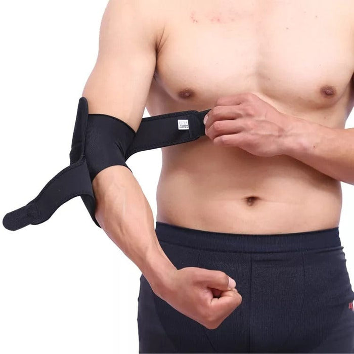 Armbågsstöd för tennisarmbåge med justerbart tryckband från Kroppsbutiken