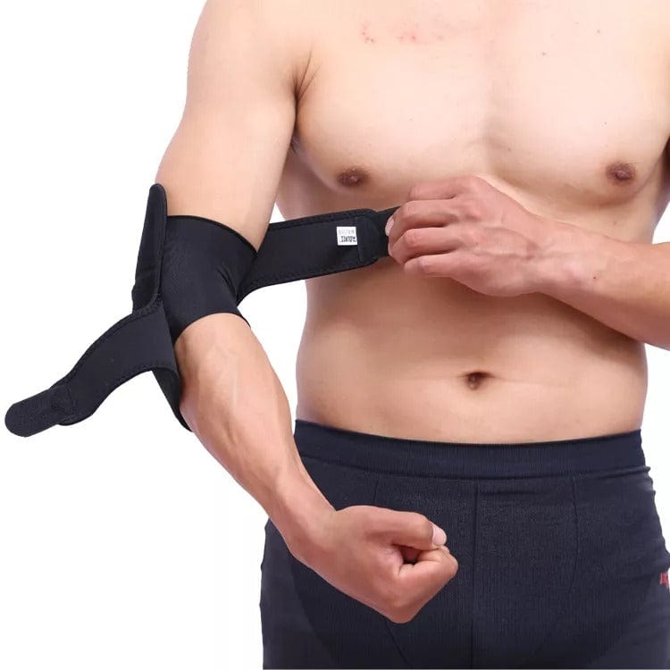 Armbågsstöd för tennisarmbåge med justerbart tryckband från Kroppsbutiken