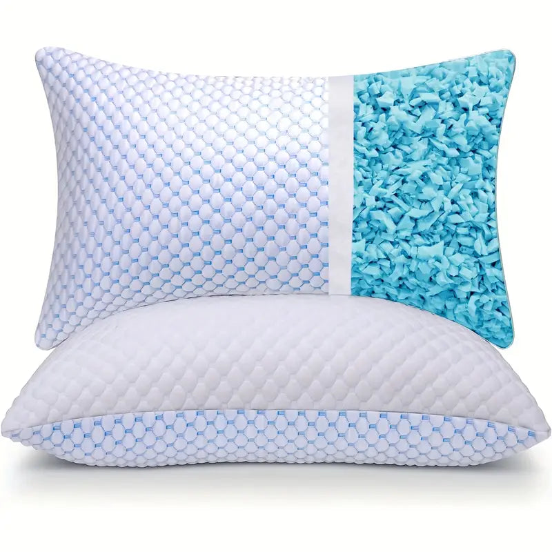 Dream Pillow kylande nackkudde i memory foam med bambuöverdrag för bättre nacksömn