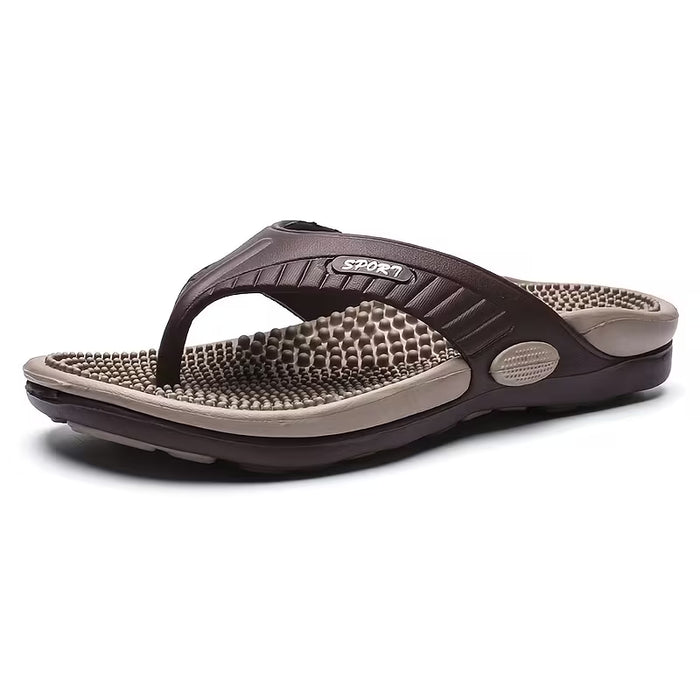 Kroppsbutiken Tofflor Brun / 40 Massage flip-flops