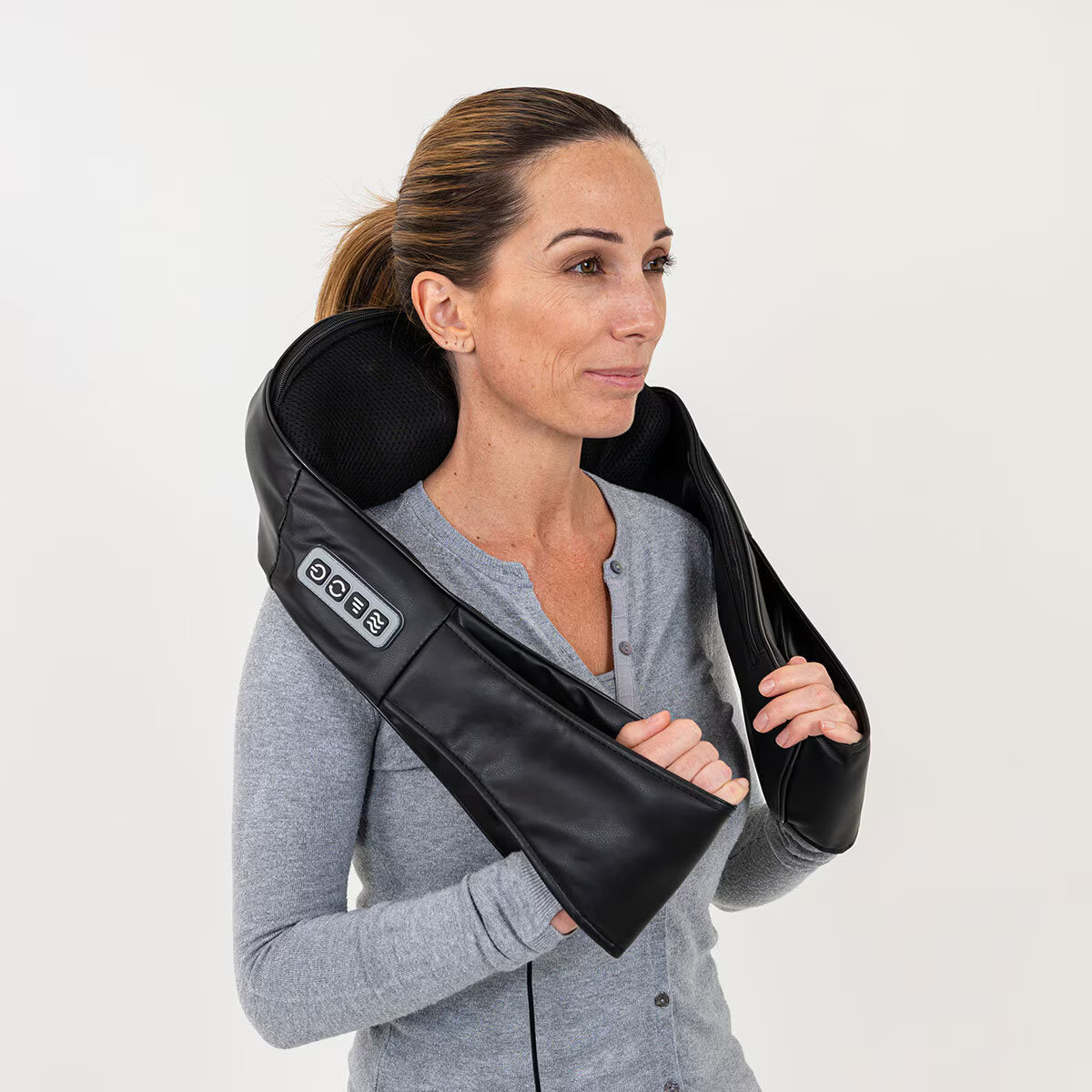 Djupgående shiatsu-massage med värme