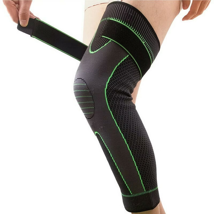 Knäskydd med spänne (lång modell)