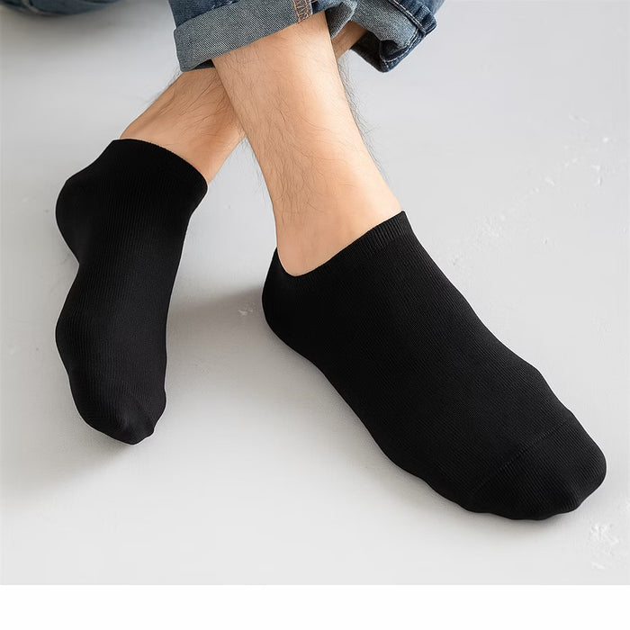 Svarta ankelstrumpor (10 par)