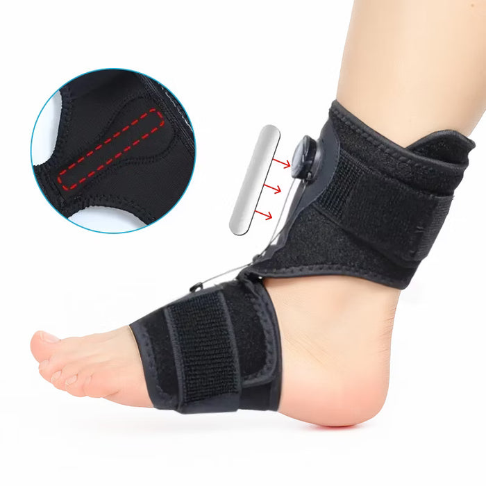 Fotledsstöd (roterande tryck)