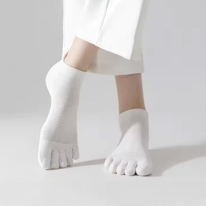 Vita ankelstrumpor (tåstrumpor)