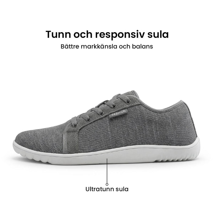 Barfotaskor tyg Unisex