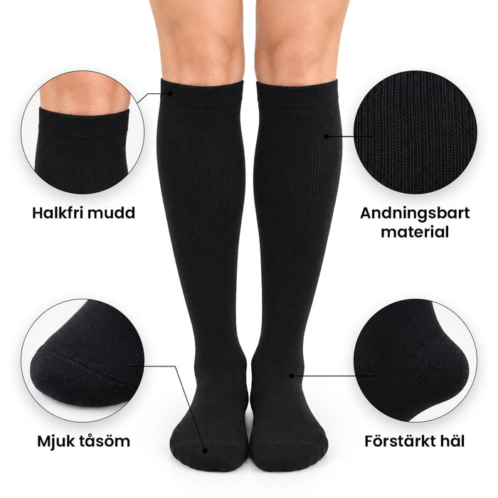 Kroppsbutiken Kompressionsstrumpor 20-30 mmHg (5-pack)