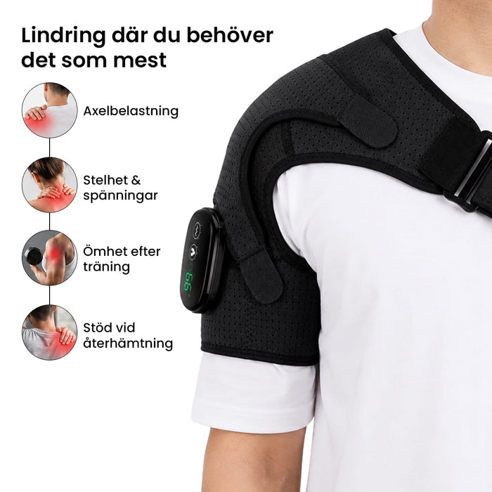 Axelstöd med värme & massage