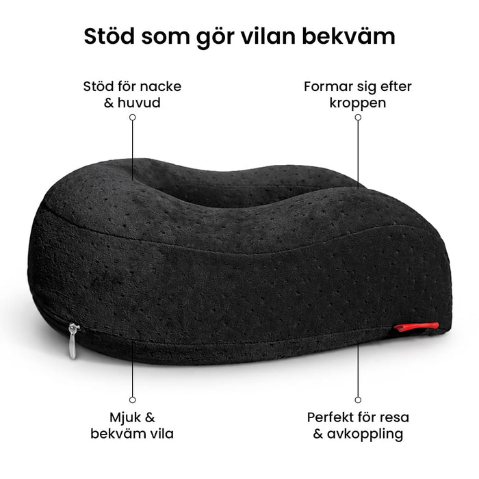 Nackkudde i memory foam