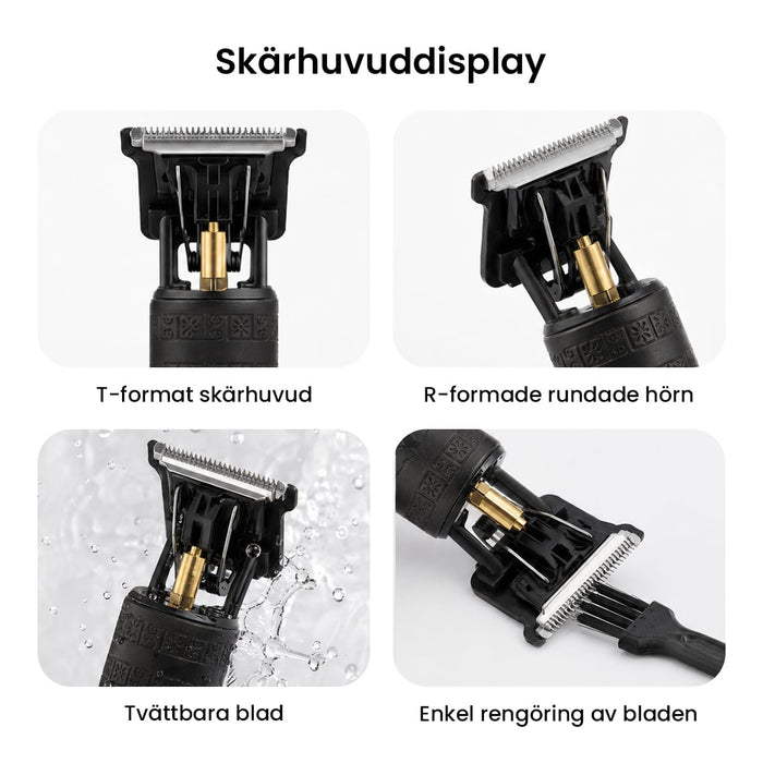 Professionell hår och skäggset (3-set)