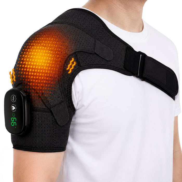 Axelstöd med värme & massage