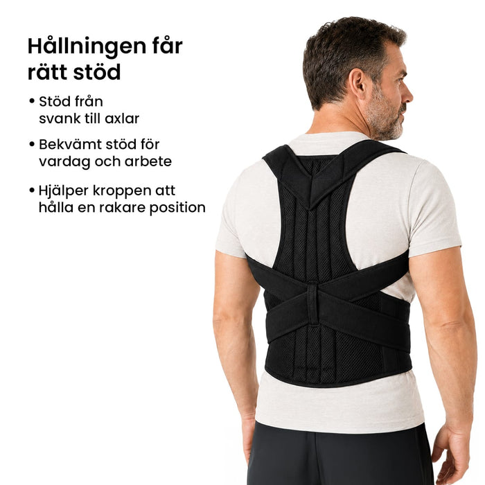 Hållningsväst med ryggstöd