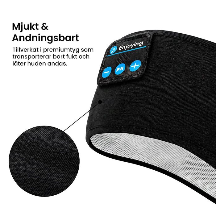 Pannband med hörlurar (Bluetooth)