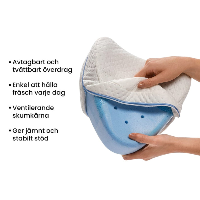 Knäkudde i memory foam