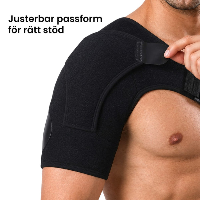Justerbart axelstöd