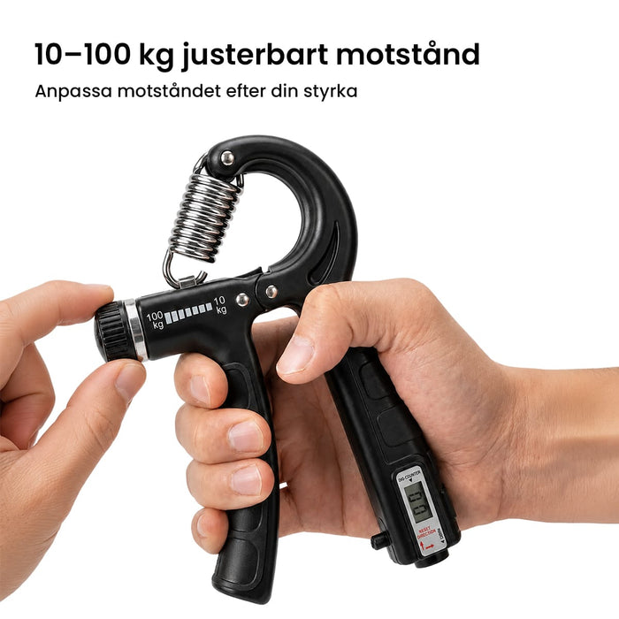Justerbar handtränare 10-100 kg