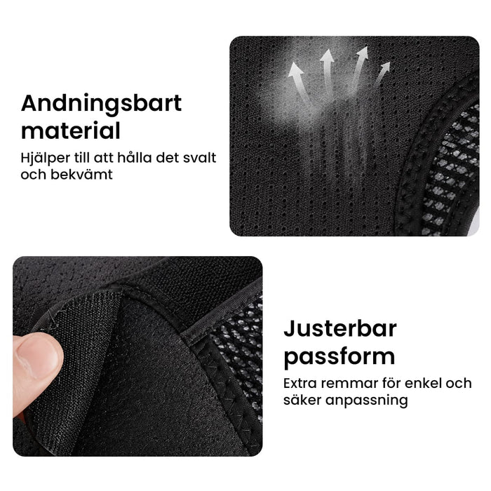 Axelstöd med värme & massage
