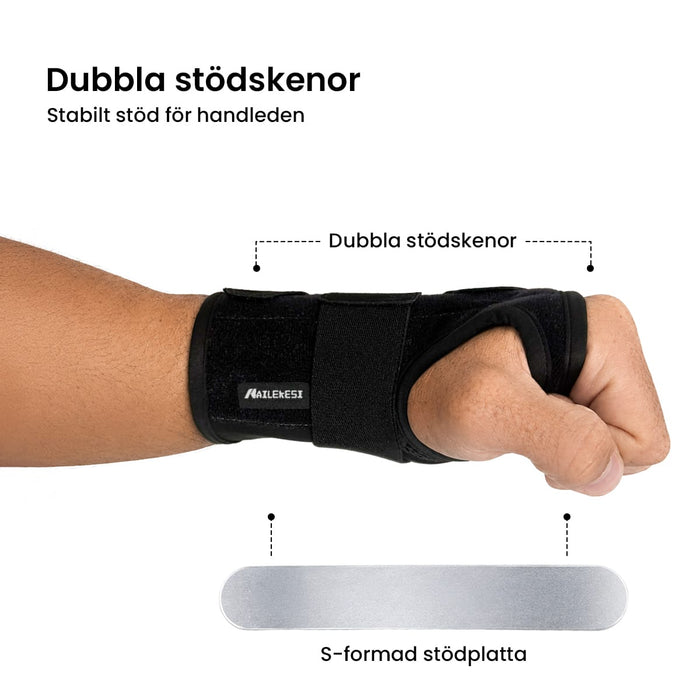 Handledsstöd med stödskena