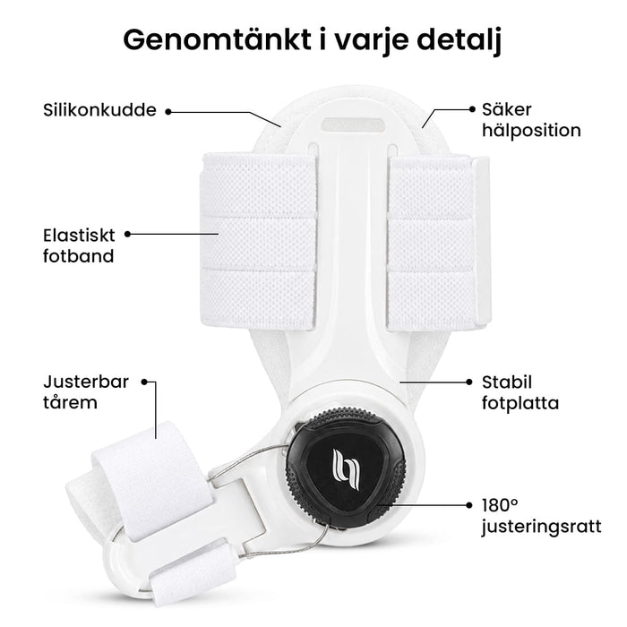 Hallux valgus korrektor (justerbar)