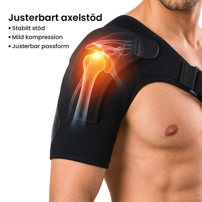 Justerbart axelstöd