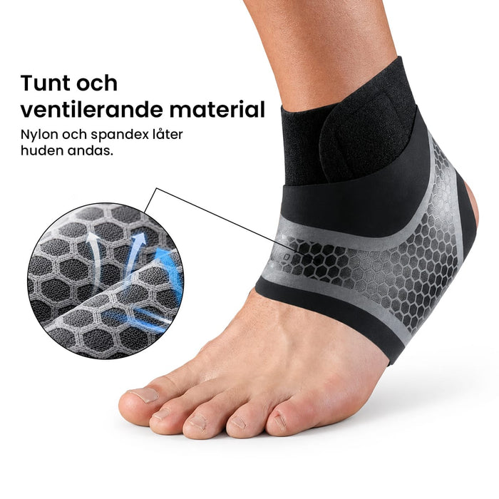 Fotledsstöd för stabilisering
