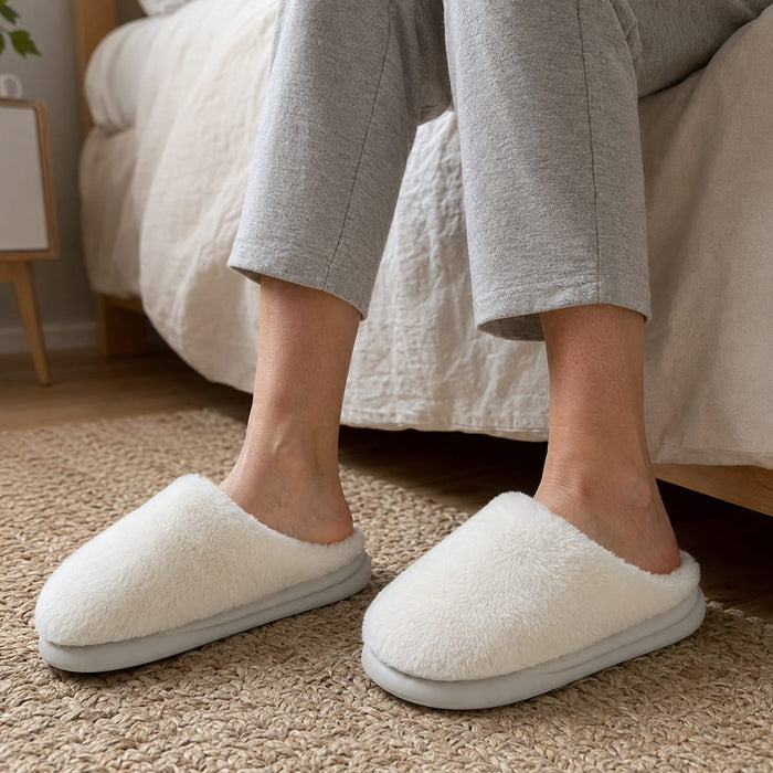 Mysiga varmfodrade tofflor