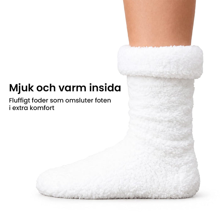 Höga fodrade vinterstrumpor