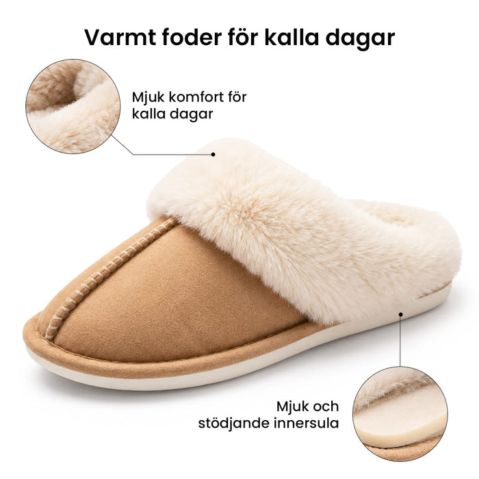 Varmfodrade innetofflor