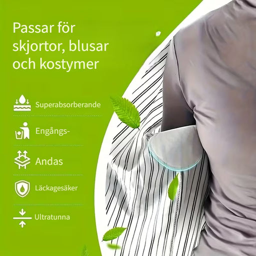 Kroppsbutiken Svettskydd för armhålorna (50 stycken)