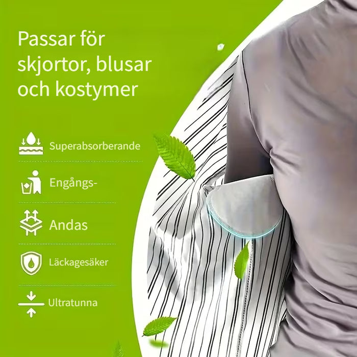 Kroppsbutiken Svettskydd för armhålorna (50 stycken)