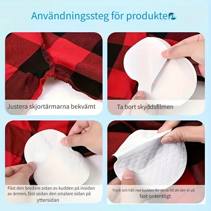 Kroppsbutiken Svettskydd för armhålorna (50 stycken)