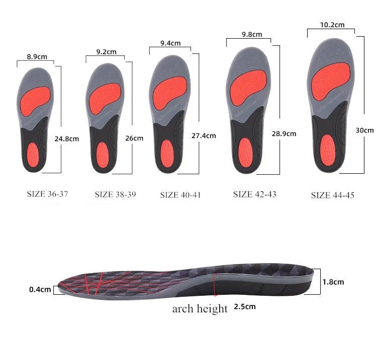 Inläggssulor med stöd för fotvalvet - Kroppsbutiken