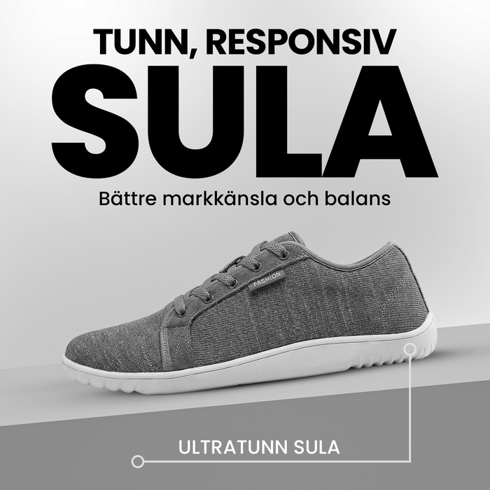Kroppsbutiken Barfotaskor Barfotaskor tyg Unisex