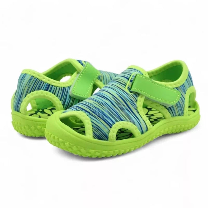 Kroppsbutiken Barnsskor Ljusgrön / 21 (Innersula 13.5cm) Barnsandaler med kardborre