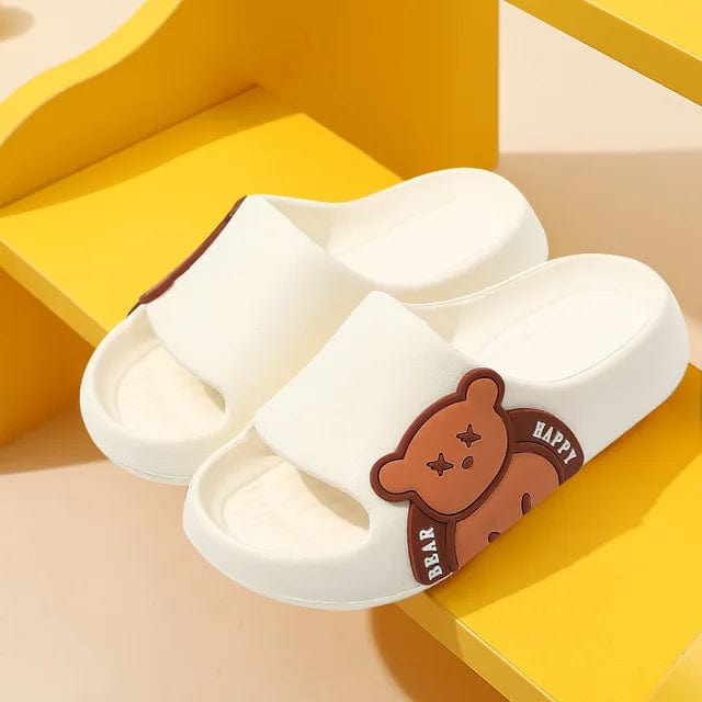 Kroppsbutiken Barntofflor Vit / 180mm-innermått 17cm Badtofflor barn