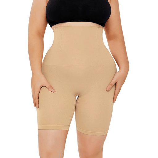 Kroppsbutiken Beige / XS/S Högmidjade kroppsformande shorts