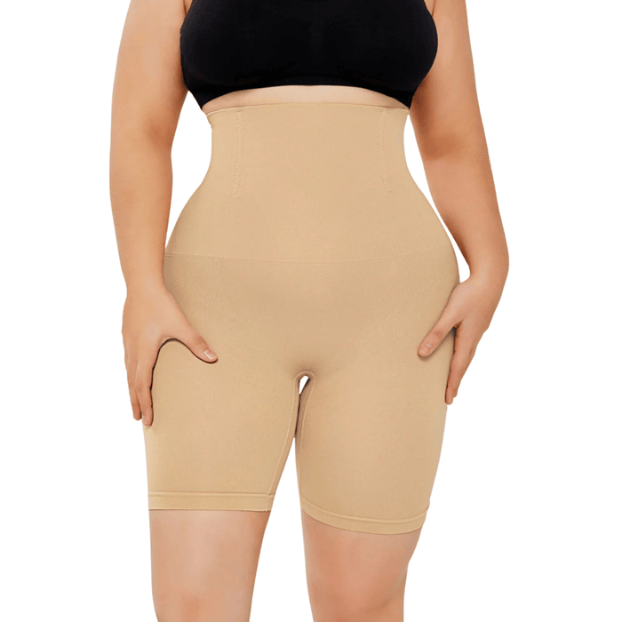 Kroppsbutiken Beige / XS/S Högmidjade kroppsformande shorts