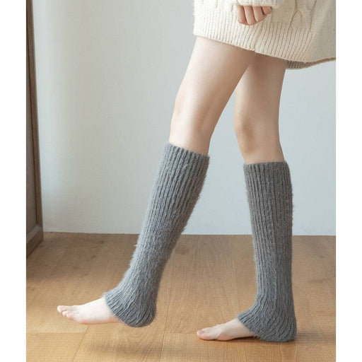 Kroppsbutiken Benvärmare Grå Lyxiga Benvärmare i Cashmere