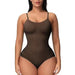 Kroppsbutiken Brun / XS Seamless bodysuit shapewear