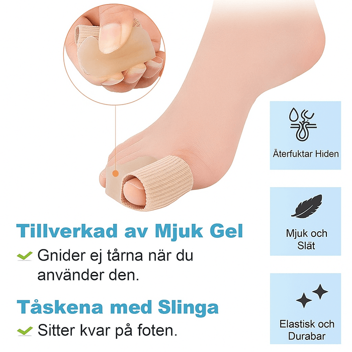 Kroppsbutiken Bunion Bunion lindrande tåavståndare i gel
