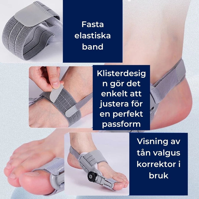 Kroppsbutiken Bunion Hallux valgus korrektor justerbar