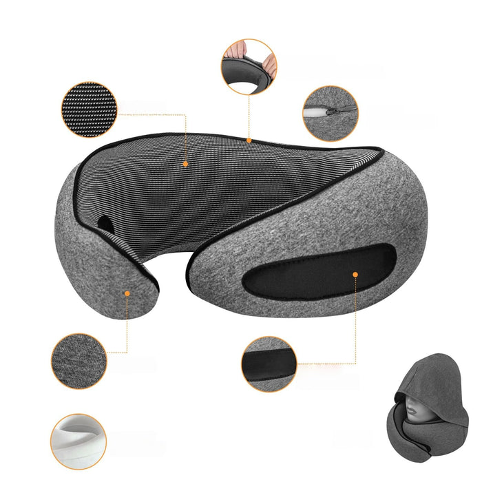 Kroppsbutiken Cushion Resekudde med hoodie