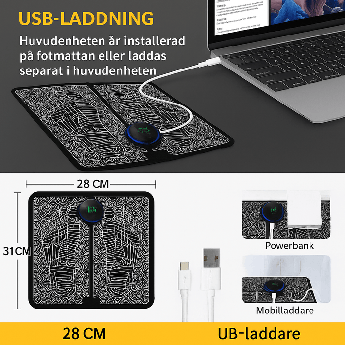 Kroppsbutiken EMS Massage EMS fotmassage