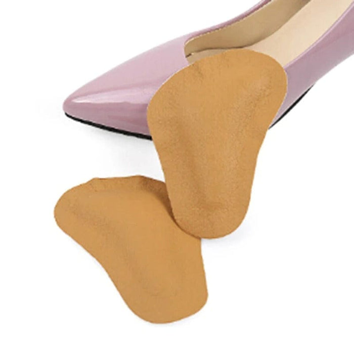 Kroppsbutiken Förfotsstöd i läder – halvsulor med hålfotsstöd (1 par)