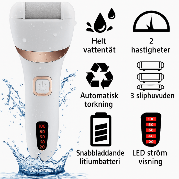 Kroppsbutiken Fotfil Elektrisk fotfil för förhårdnader