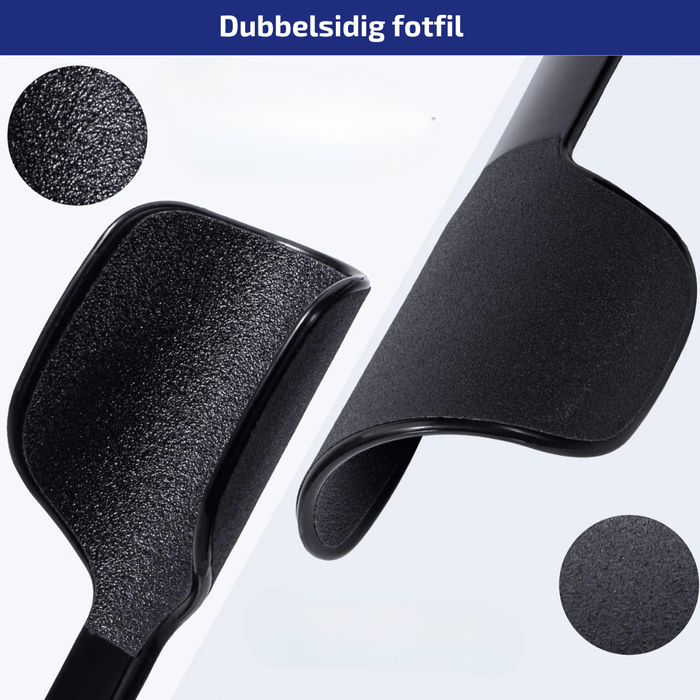 Kroppsbutiken Fotfil Kurvad fotfil