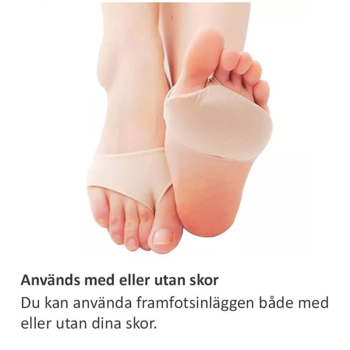 Kroppsbutiken Fotinlägg Mjukt framfotsinlägg