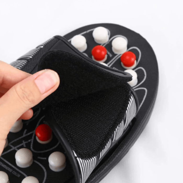 Kroppsbutiken Fotmassage Massagetofflor med zonterapi