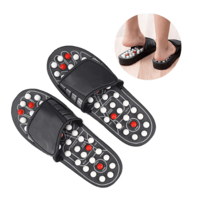 Kroppsbutiken Fotmassage Massagetofflor med zonterapi