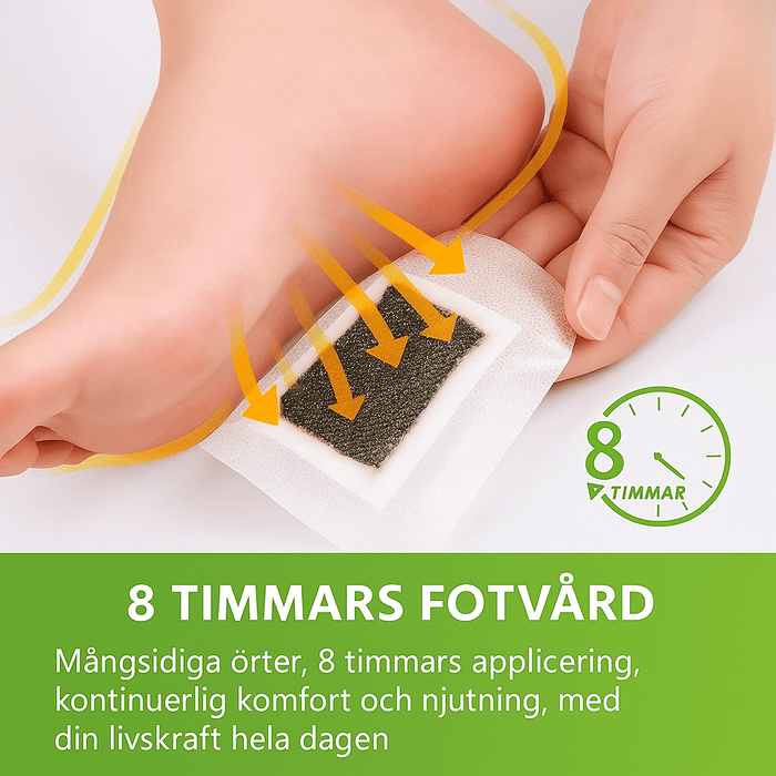 Kroppsbutiken Fotplåster Detox fotplåster 10-Pack